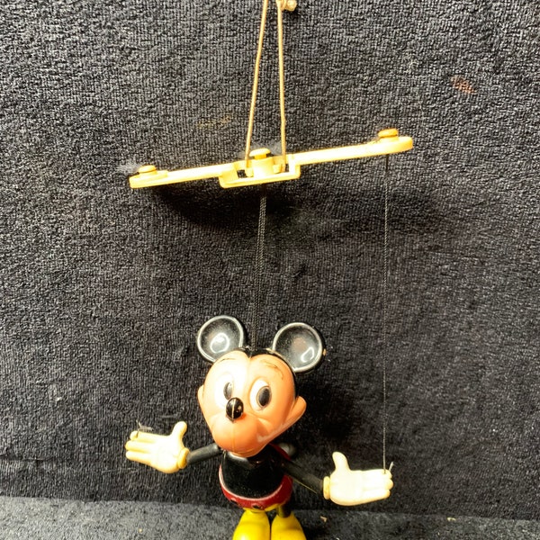 Vintage Walt Disney productions Mickey Mouse Marionette