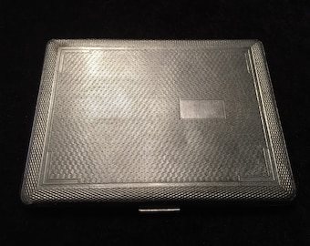 Vintage Emu Brand The Sylva chrome Plated Cigarette case 592790