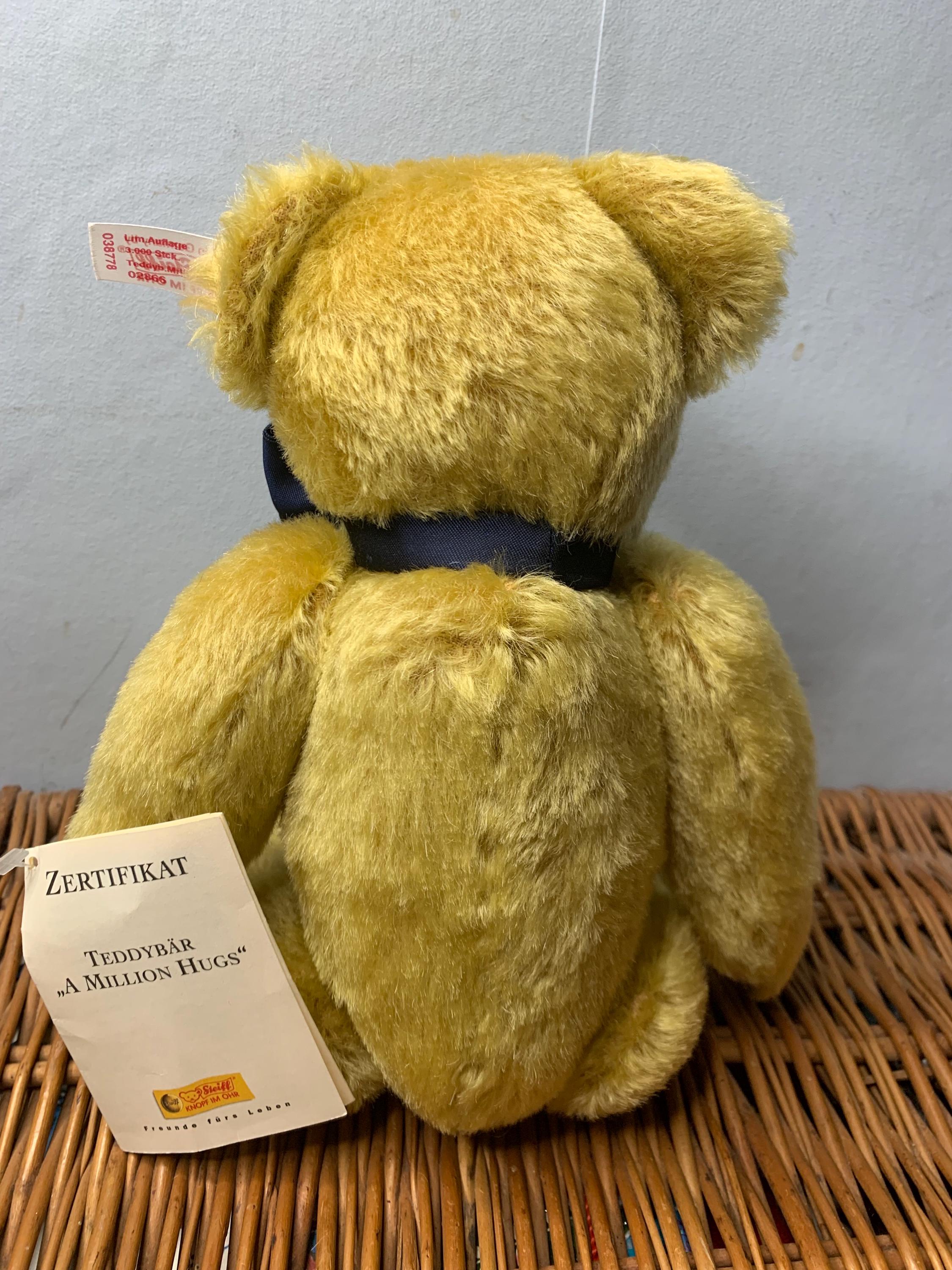 STEIFF Anniversary A Million Hugs Teddy Bear 26cm EAN038778 - Etsy UK