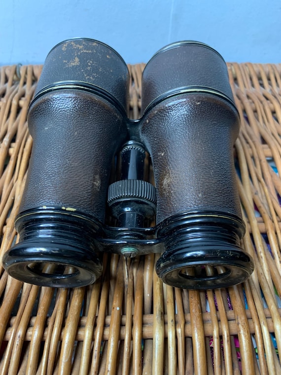 ANCIENNES JUMELLES EXTRA Lumineuse 7X Clermont Huet Paris 1909-11 Ww1