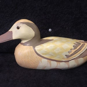 Vintage Large Wooden Mallard Duck