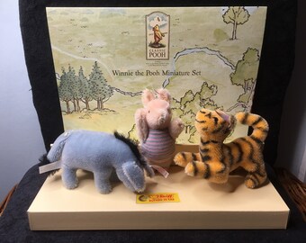 Steiff Winnie the Pooh Miniature Set プー Steiff Winnie the Pooh Miniature Set プー Steiff Winnie the Pooh