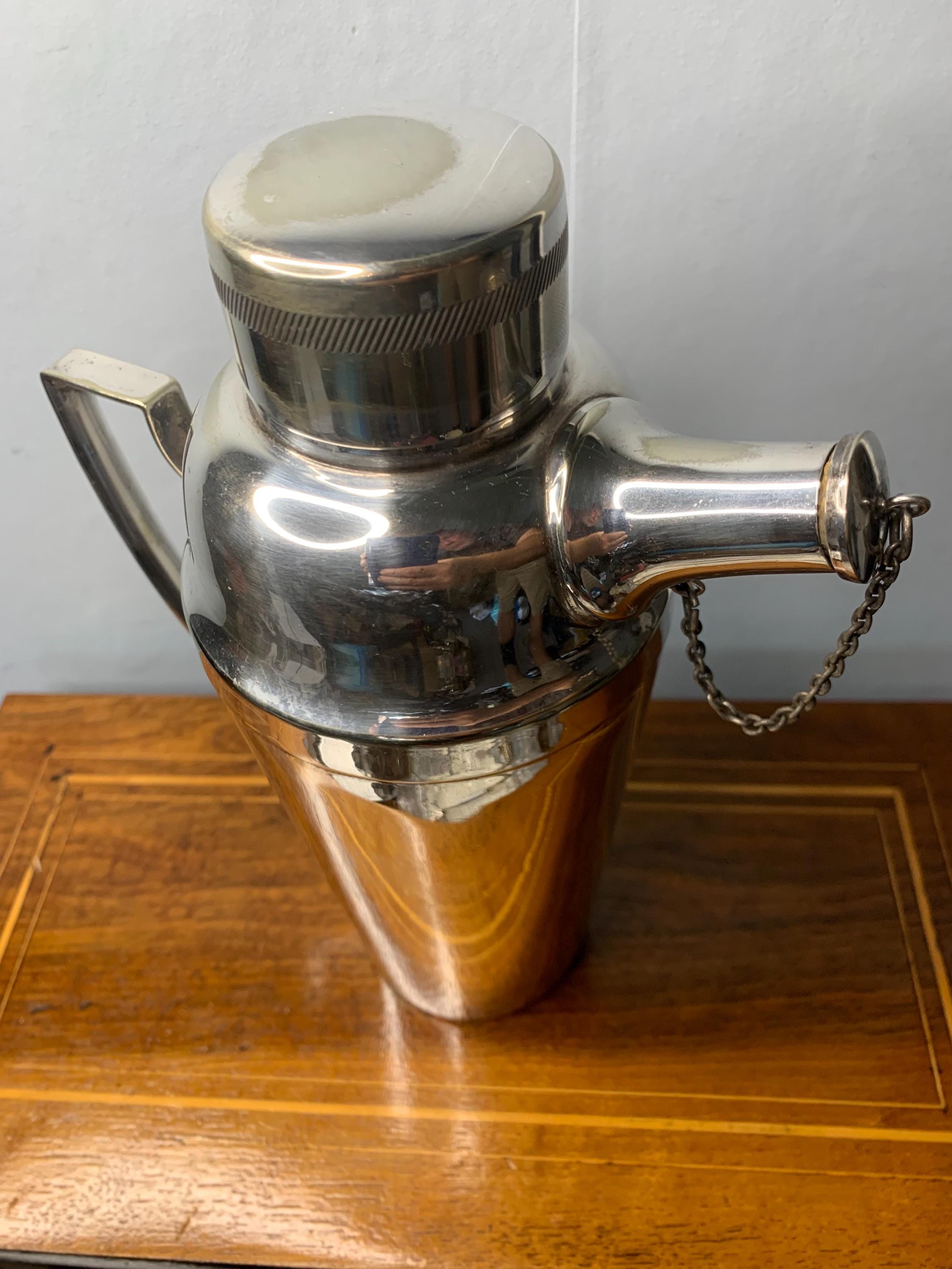 1930年代イギリス製ヴィンテージシルバーメッキカクテルシェーカー