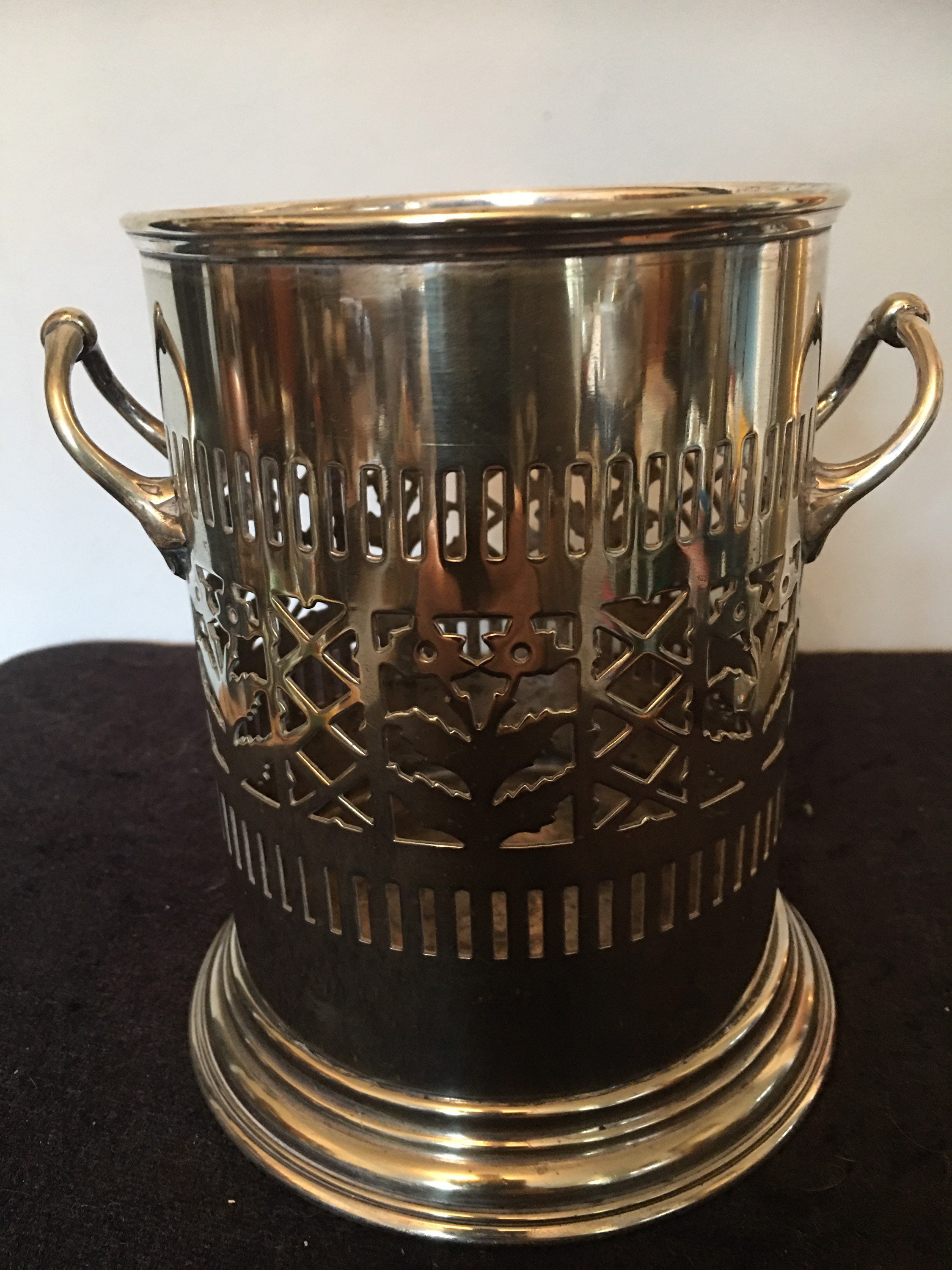 シャンパンクーラー ニッケルシルバー　ヴィンテージ シャンパンクーラー ニッケルシルバー ヴィンテージ