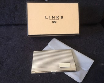 Links of London Silver plated business card holder made for Hasbro
