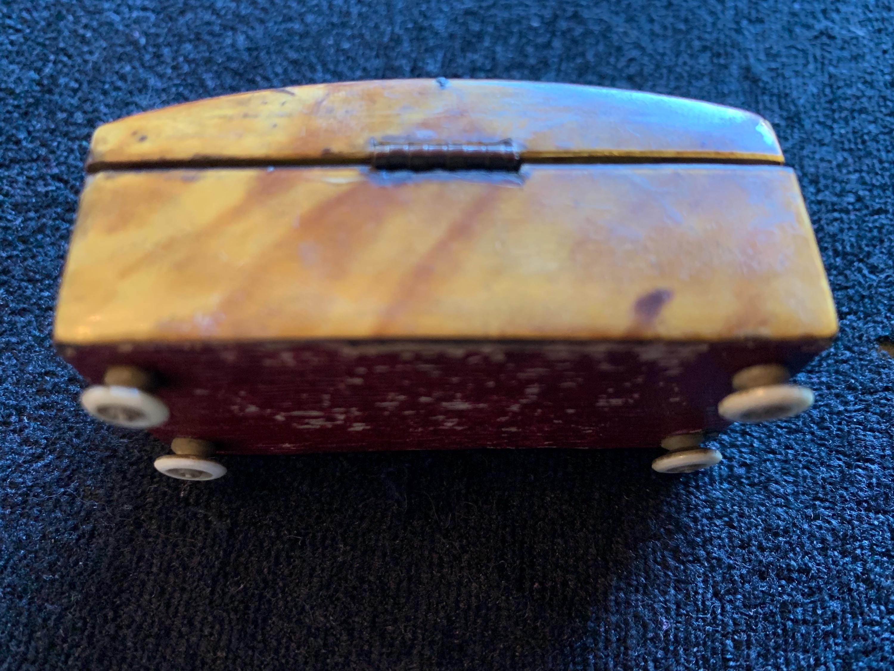 Tortoise Shell Snuff Box Two Antique Faux Tortoise Shell Snuff Boxes - Etsy
