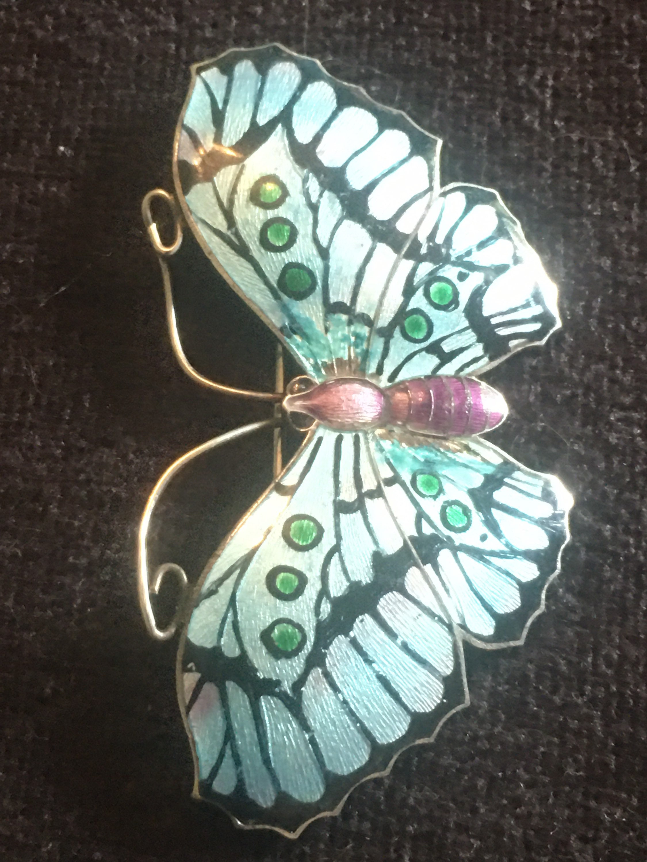 Antique Large John Atkins and Sons in Turquoise Sterling Etsy