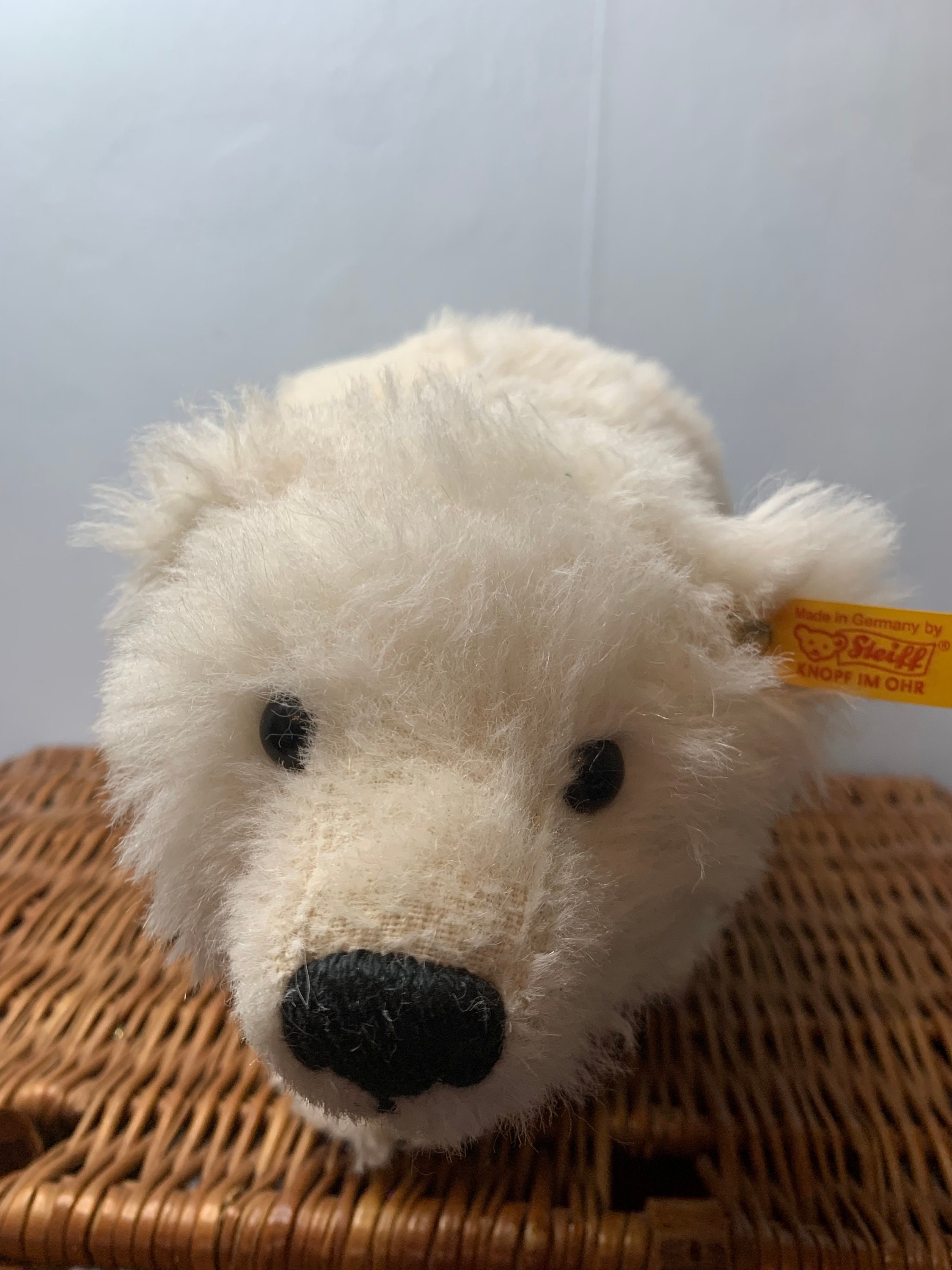 ぬいぐるみ Steiff Original Mohair 0201/19 Plush Toy Steiff Original Mohair 0201/19 with Ribbon and Tag