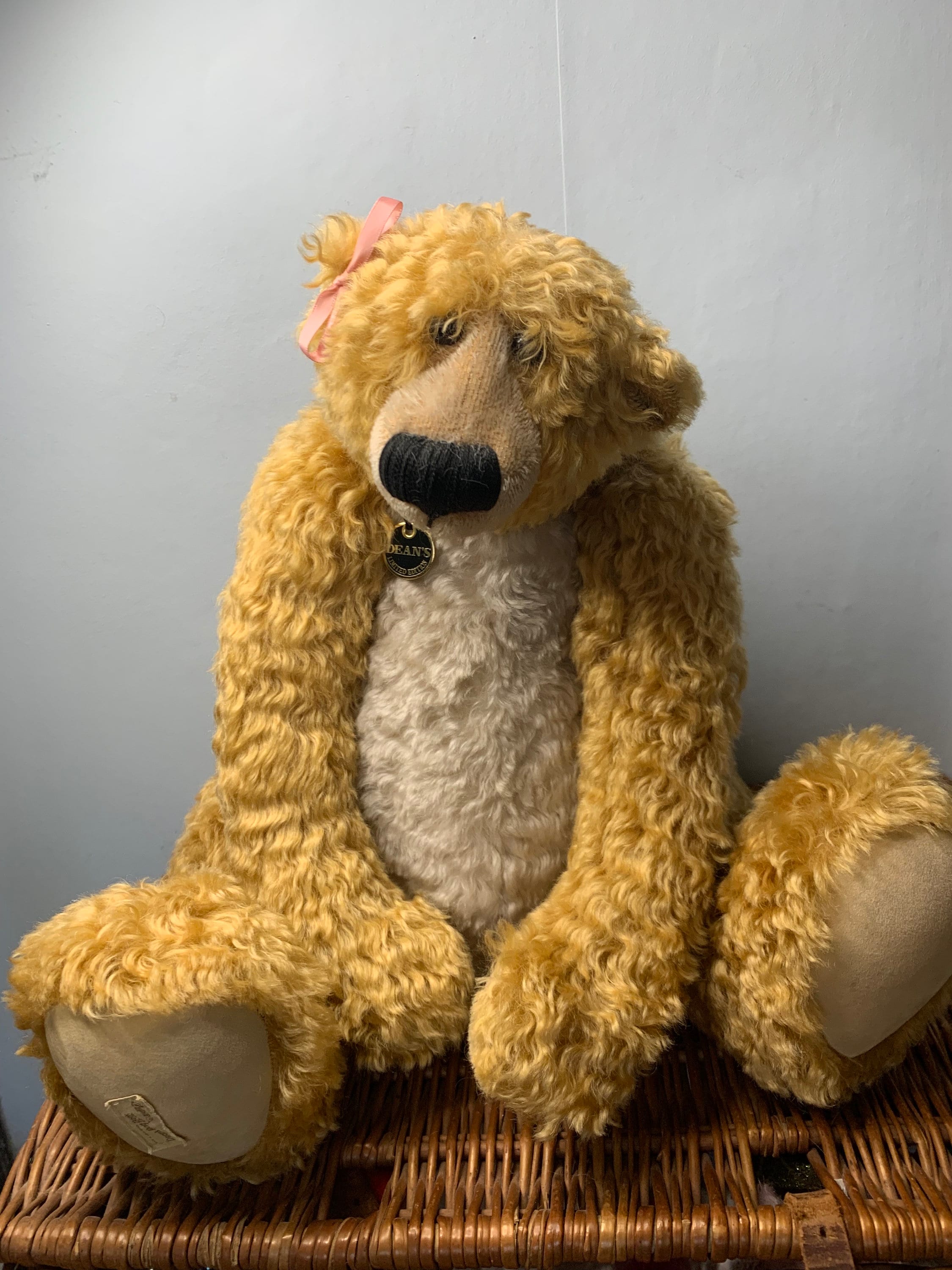 Vintage Deans Patsy Paws Showcase Artist Bear by Jill Baxter