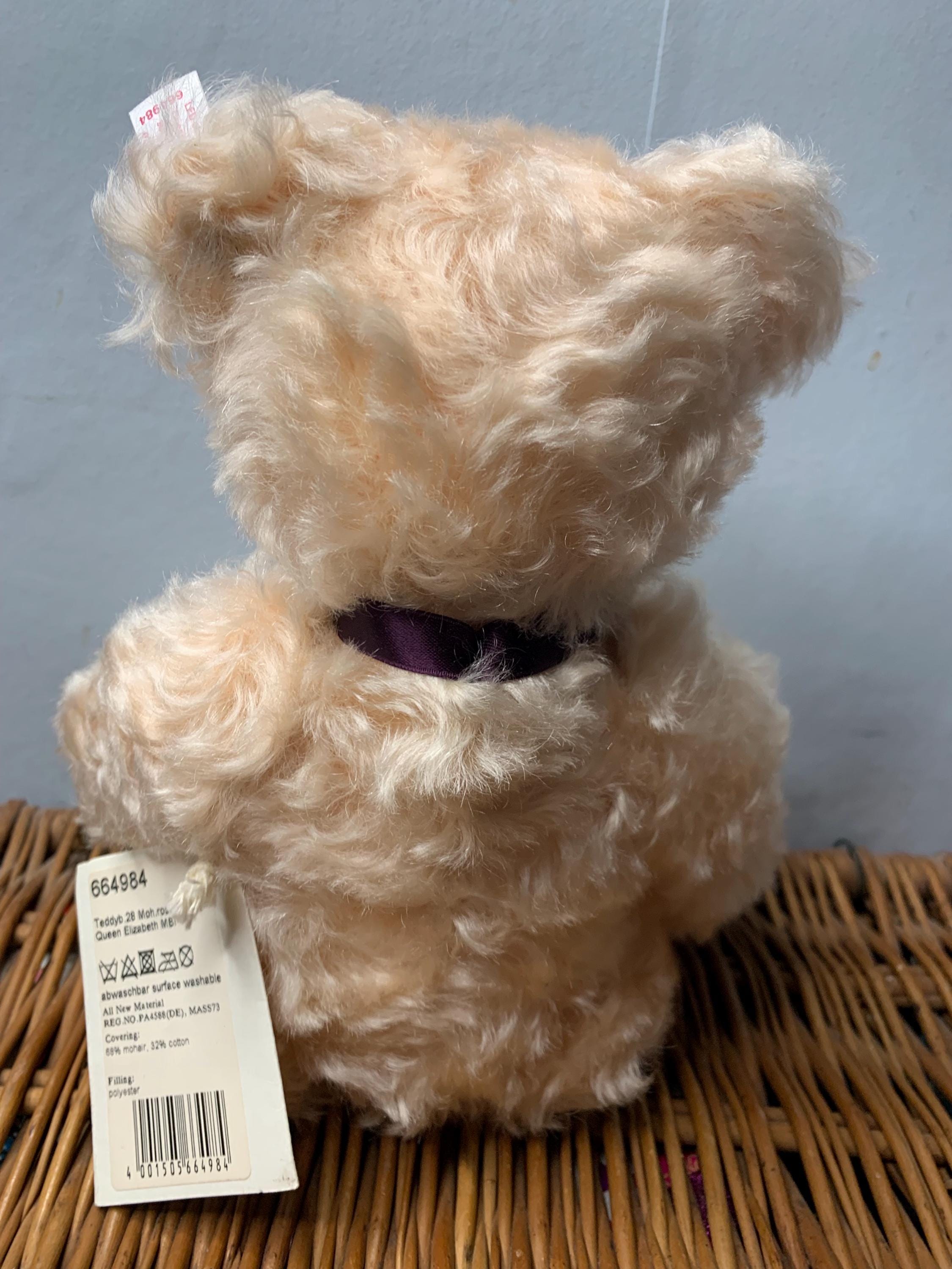 Rare STEIFF Queen Elizabeth the 2nd 90th Birthday Mohair