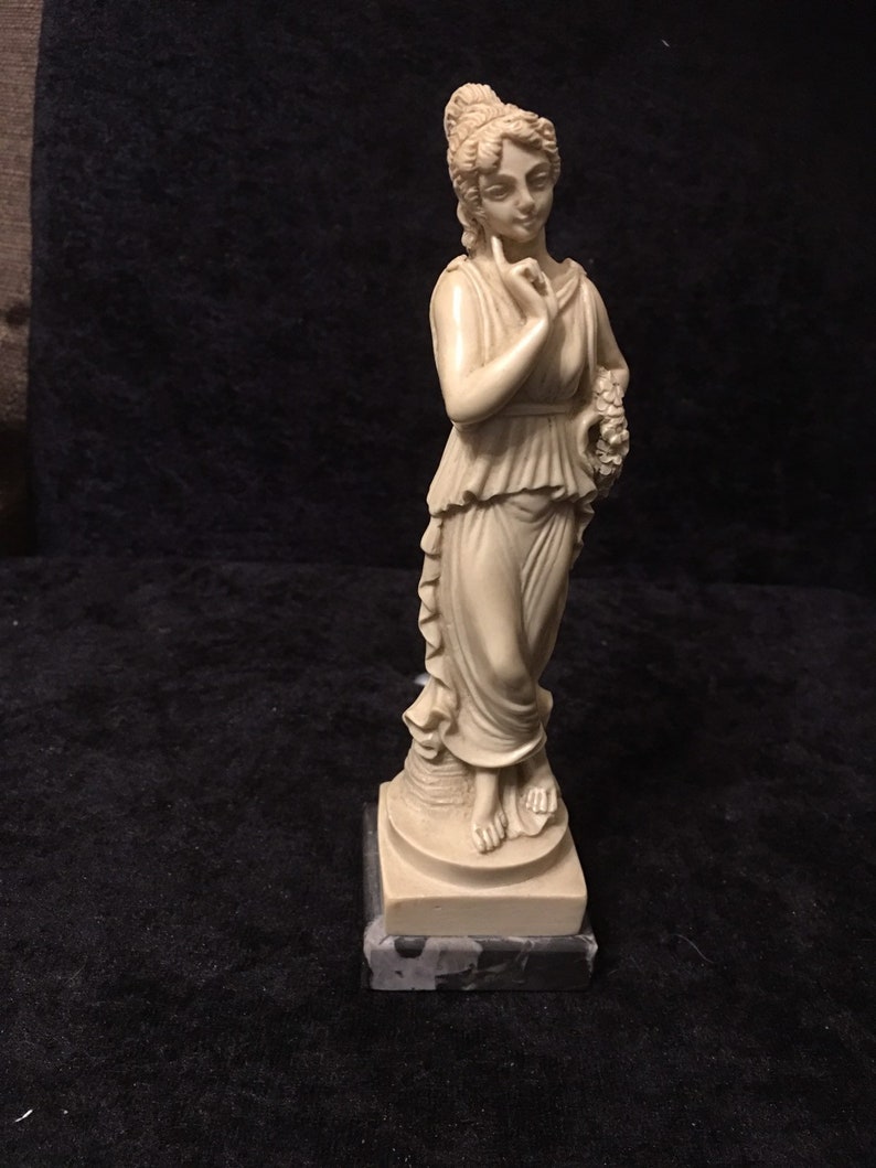 Vintage C 1955 Resin Alabaster Lady Statue by Gino Ruggeri Etsy Canada