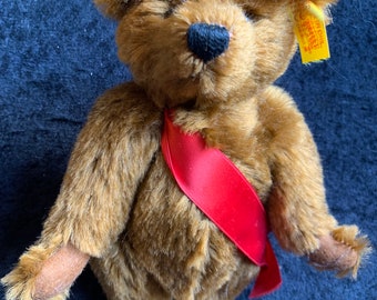 Vintage Steiff Plush Peluche Rocky Mohair Made In Germany 1950-60
