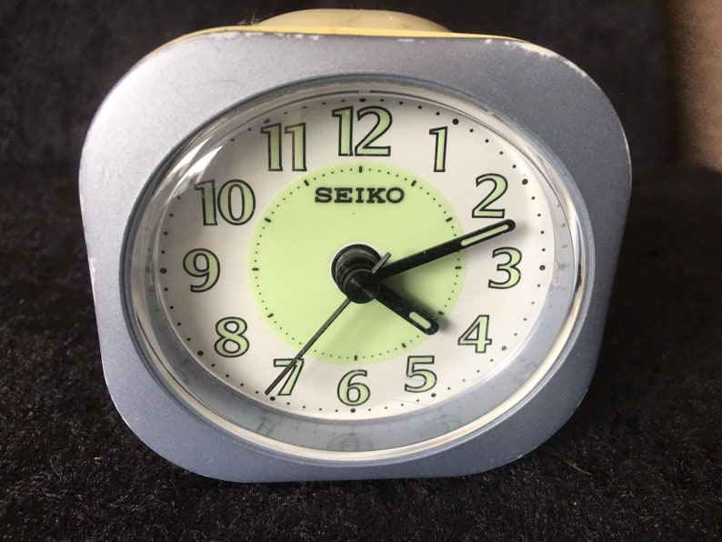 Vintage Retro Seiko travel alarm clock Etsy