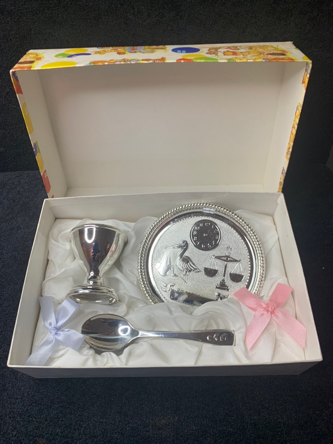 Coffret baptême argent - France