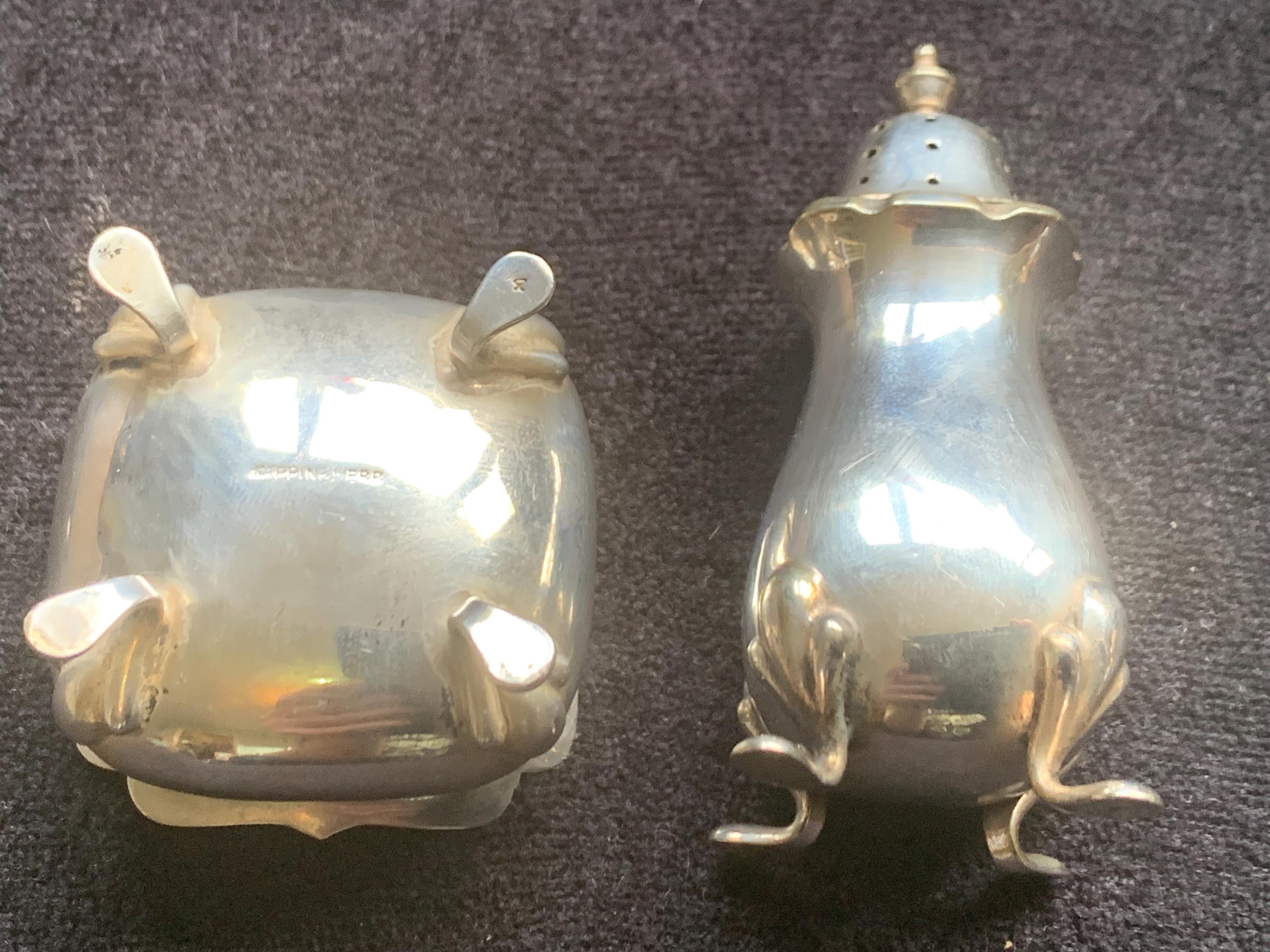 Vintage Mappin and Webb Silver Plated Condiment Set - Etsy UK