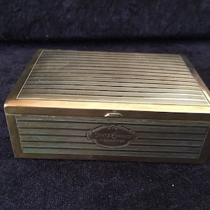Scatola di sigaretta Vintage State Express Brass