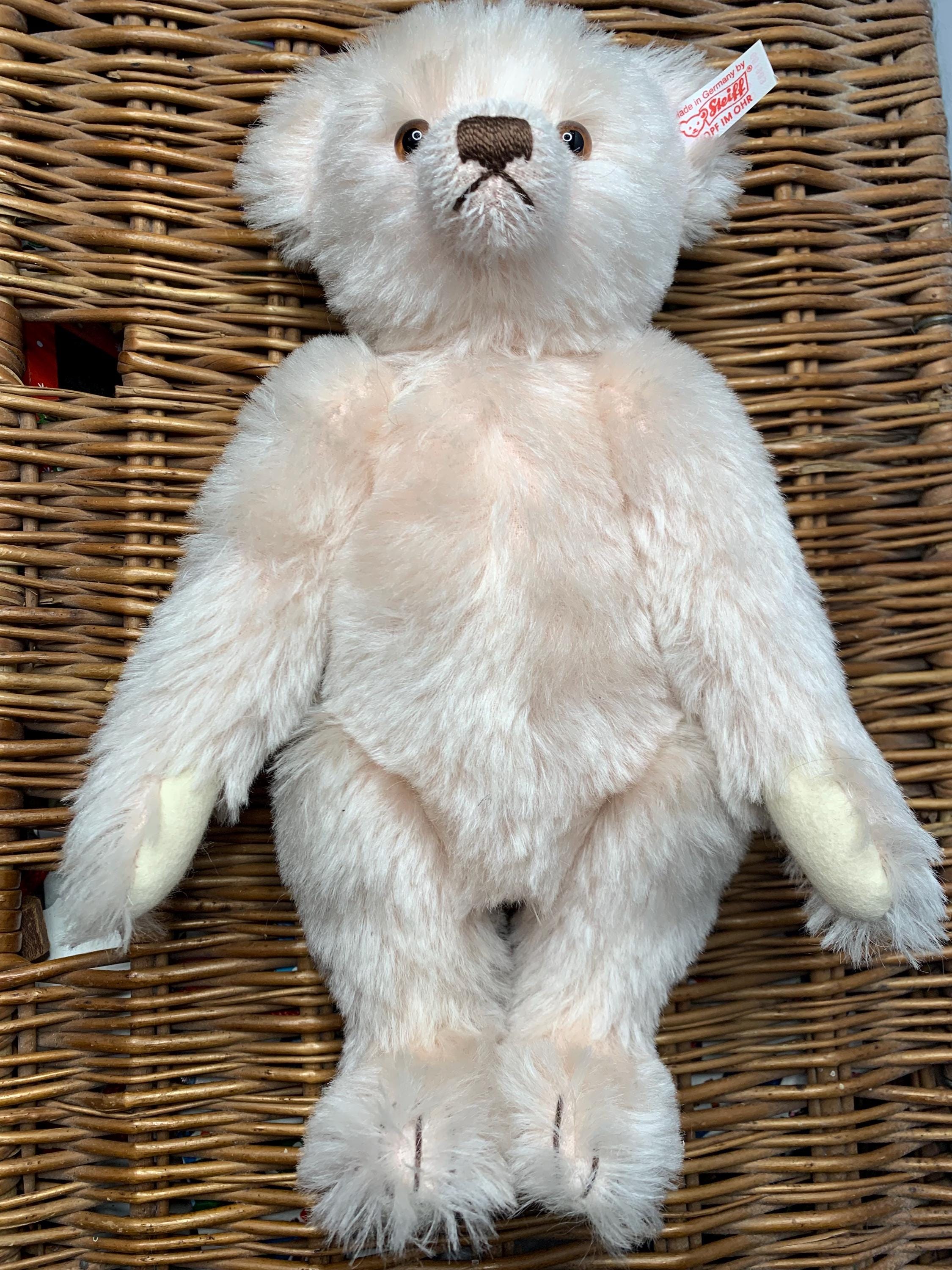 Vintage STEIFF English Rose Lady Diana Mohair Teddy Bear 32cm