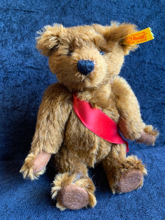 レア　Steiff ヴィンテージ 超美品 Rare STEIFF Mohair Worlds First Teddy Bear Replica 25cm