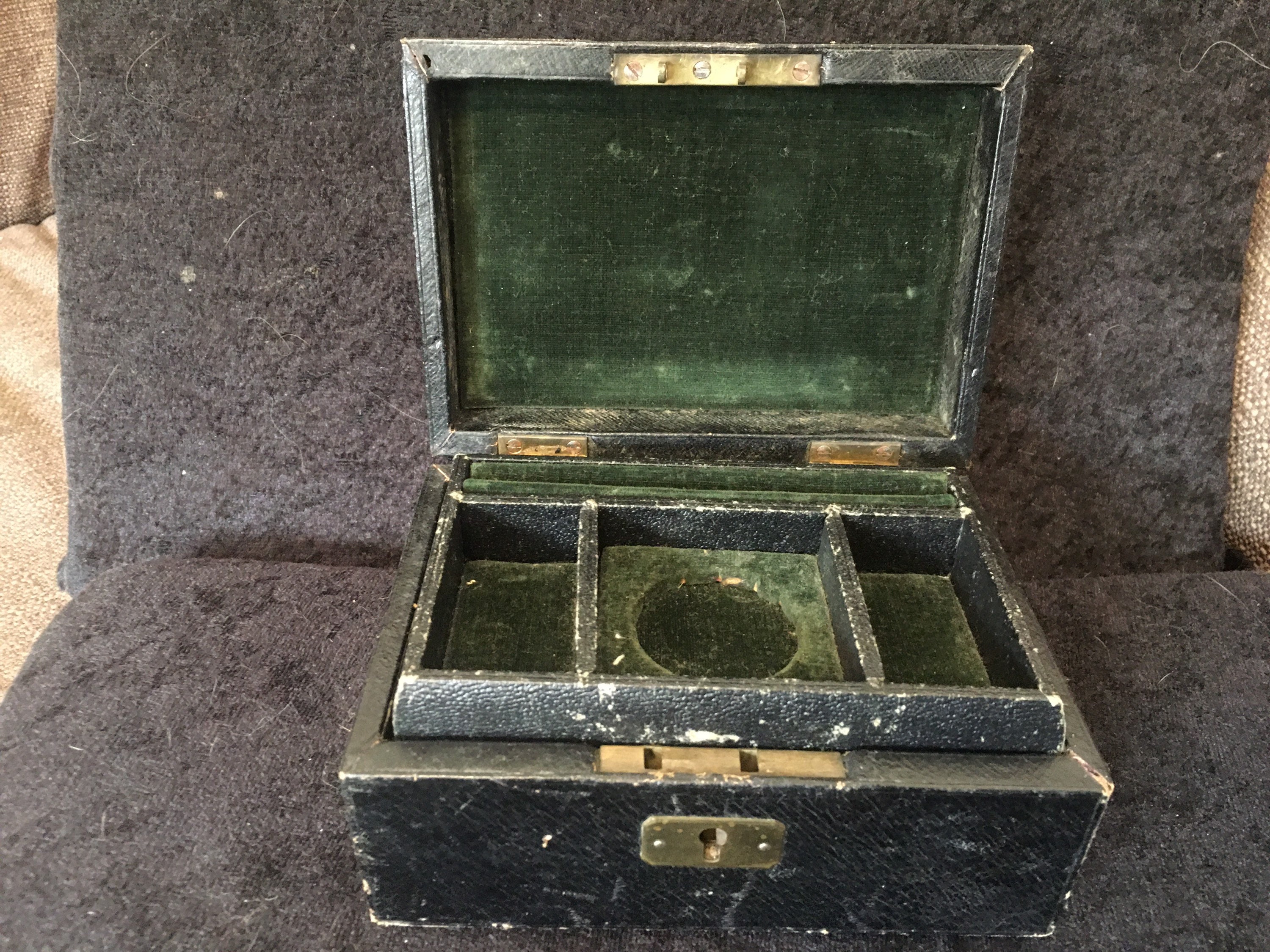 An Edwardian wooden storage box - Williams Antiques