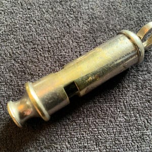 Vintage the Metropolitan Police Whistle made in England by J Hudson