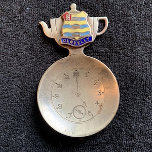Vintage Clovelly Tea Caddy Spoon EPNS