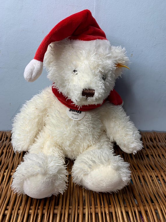 STEIFF Victor Xmas Teddy Bear EAN111716 30cm - Etsy