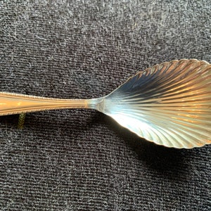 Antique Sterling Silver Tea Caddy Spoon by William Adams Birmingham 1920