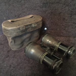 Antique Lightweight Opera Binoculars with original case
