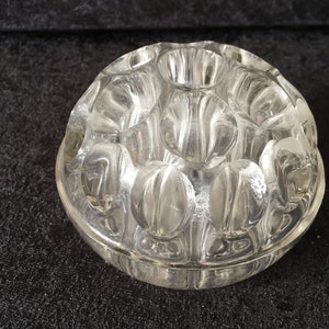 Vintage Large Domed Glass flower Frog