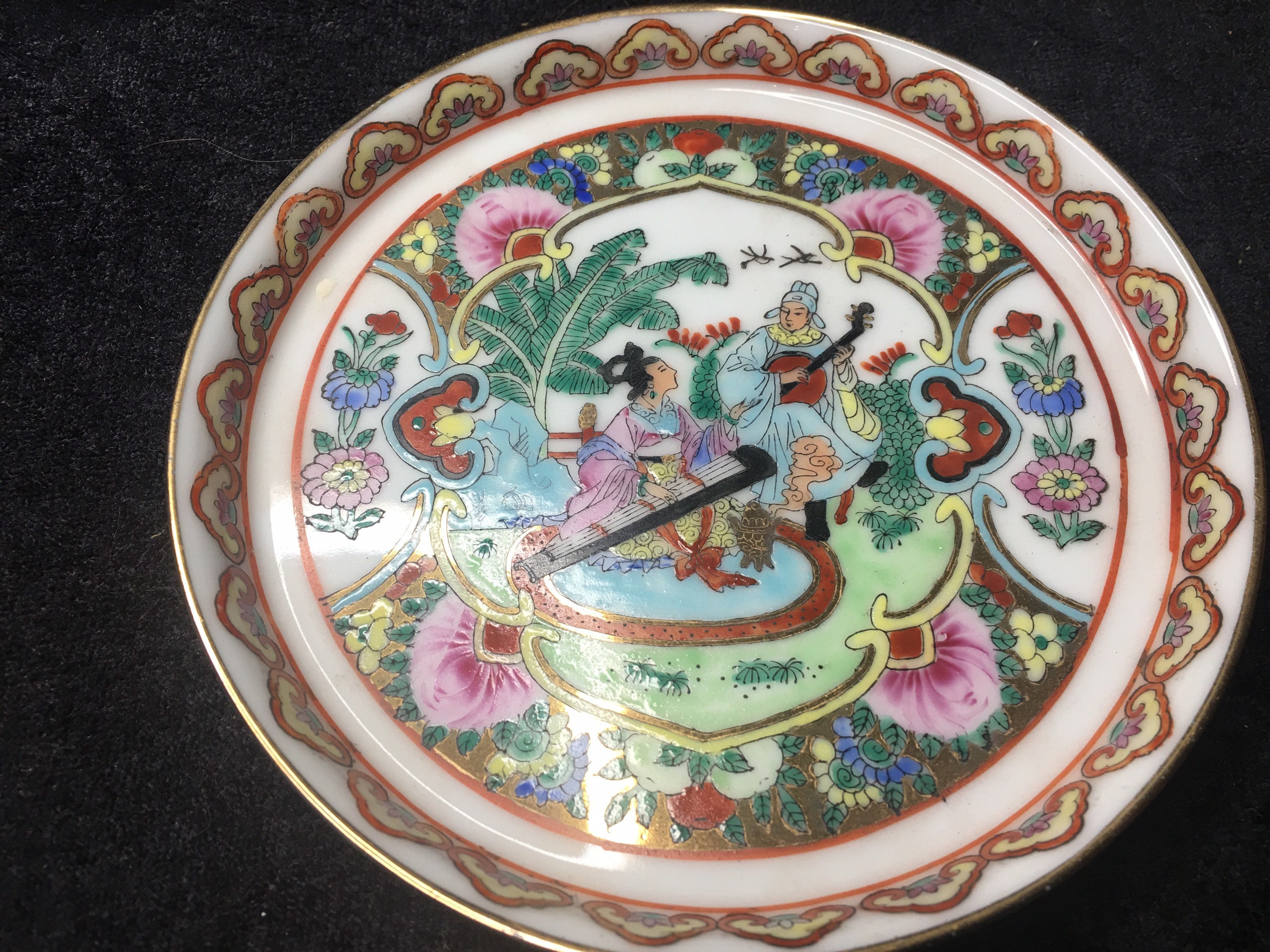 Vintage Miniature Japanese Tea Set in Silk Box Etsy