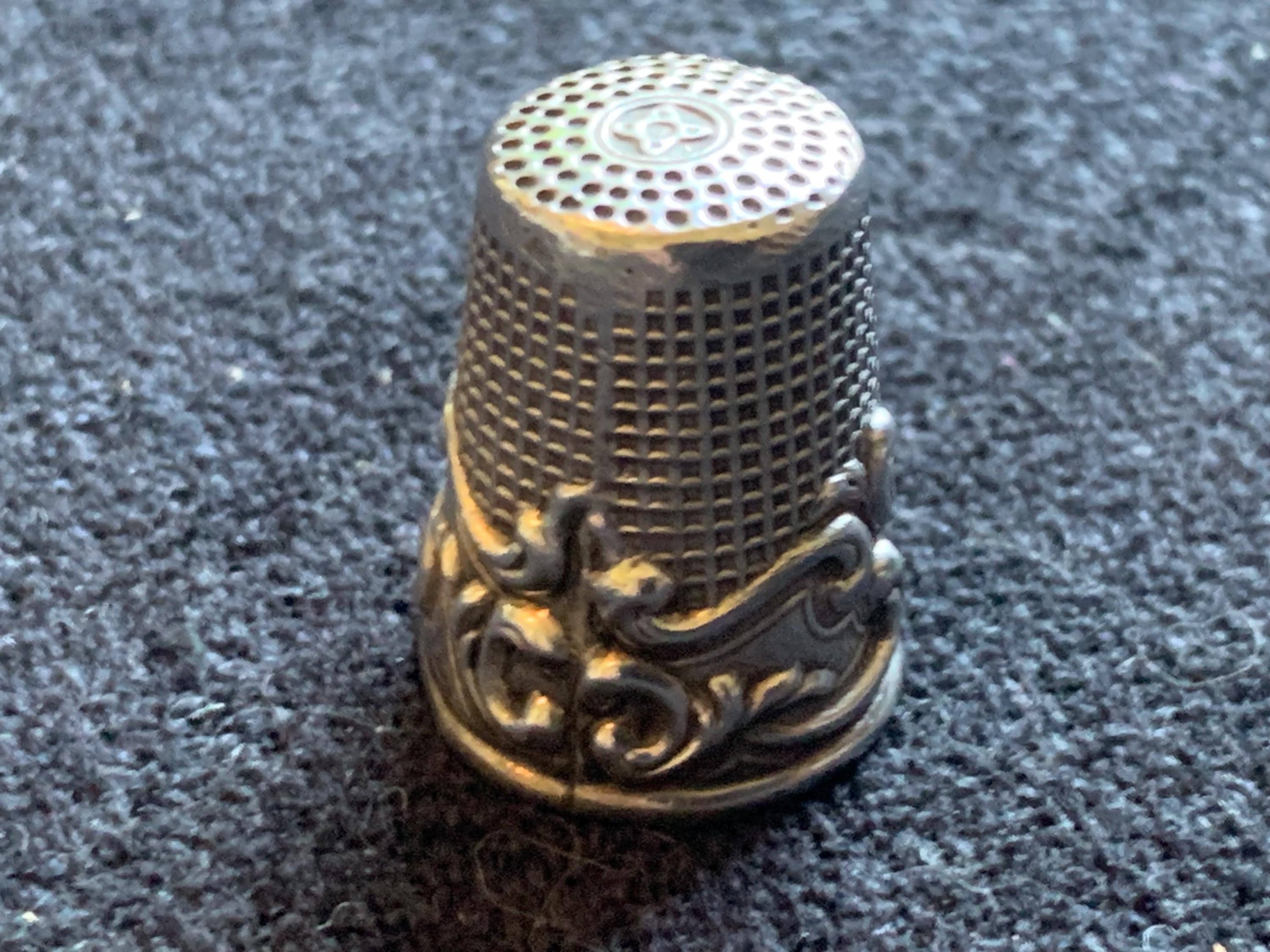 Silver thimble - Etsy 日本