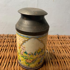 Vintage Cadbury Advertising Tin for Cadbury Chocolates in the shape of a Milk Churn