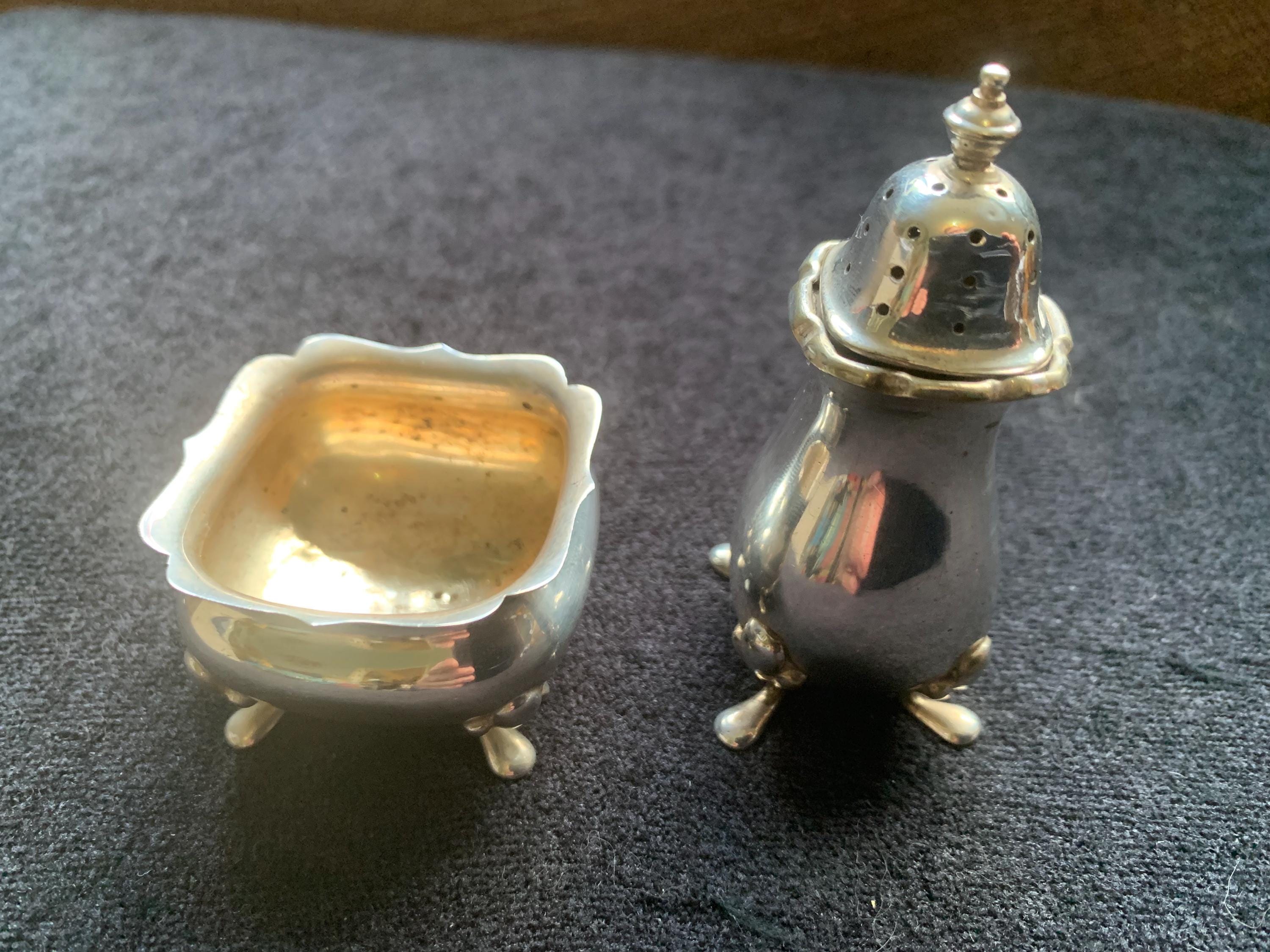 Vintage Mappin and Webb Silver Plated Condiment Set - Etsy UK