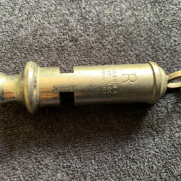 Vintage the ARF Whistle stamped J Hudson and Co made in England