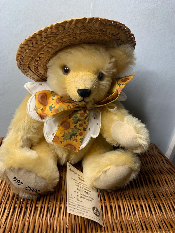 Hermann Summer Sunshine Teddy Bear With Original Tags