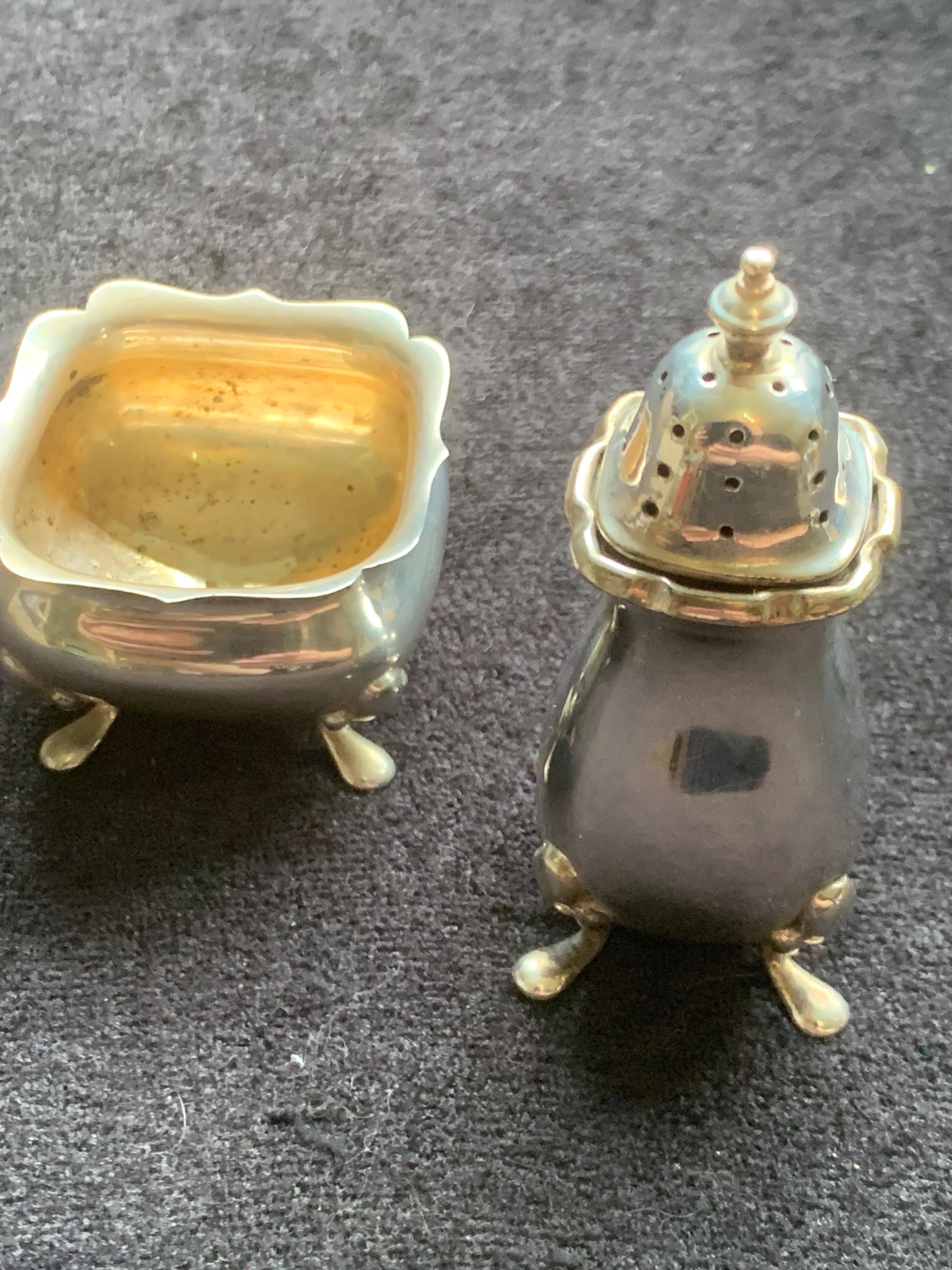 Vintage Mappin and Webb Silver Plated Condiment Set - Etsy UK