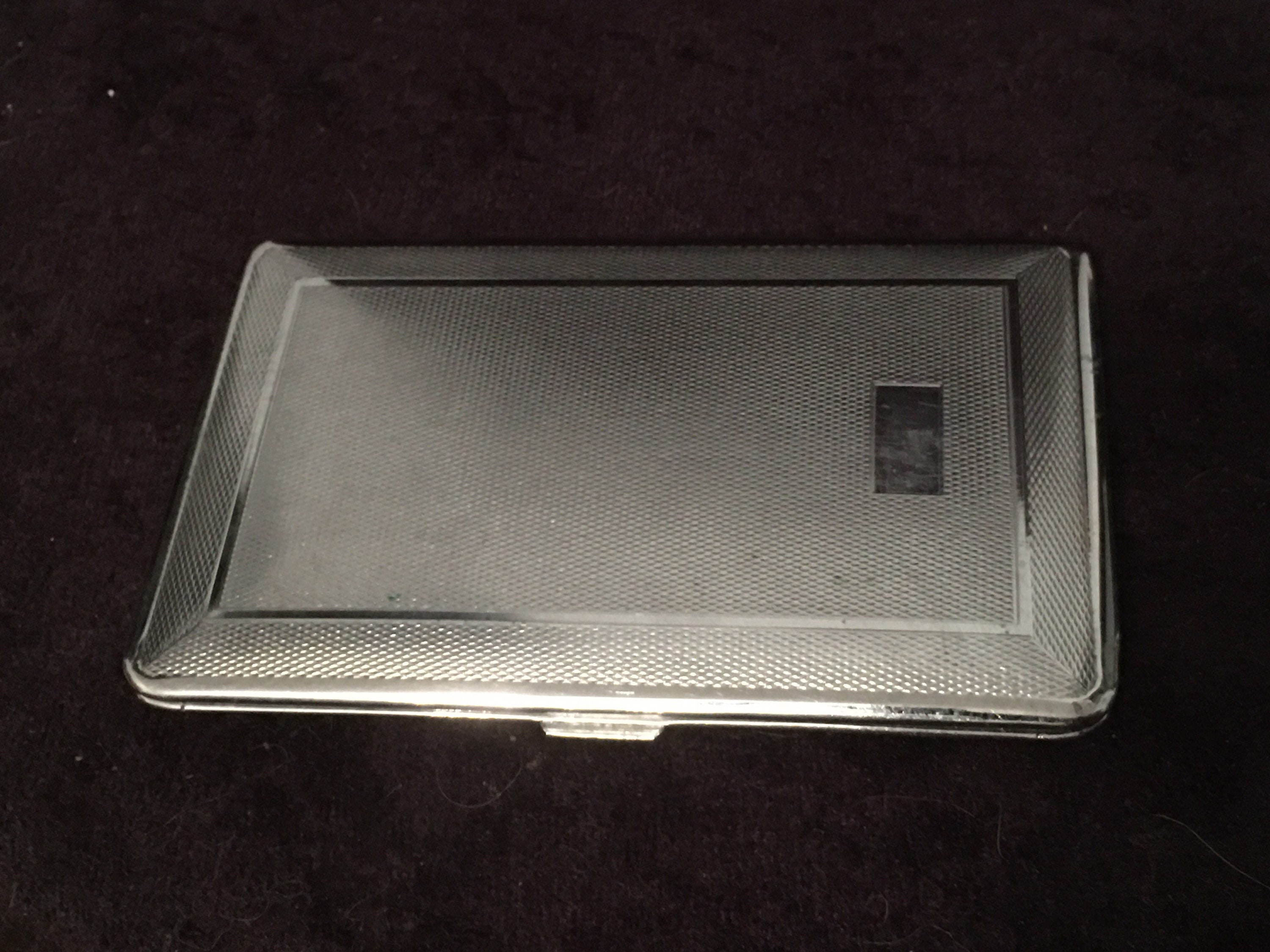 Vintage Emu Brand the Sylva Chrome Plated Cigarette Case 592790
