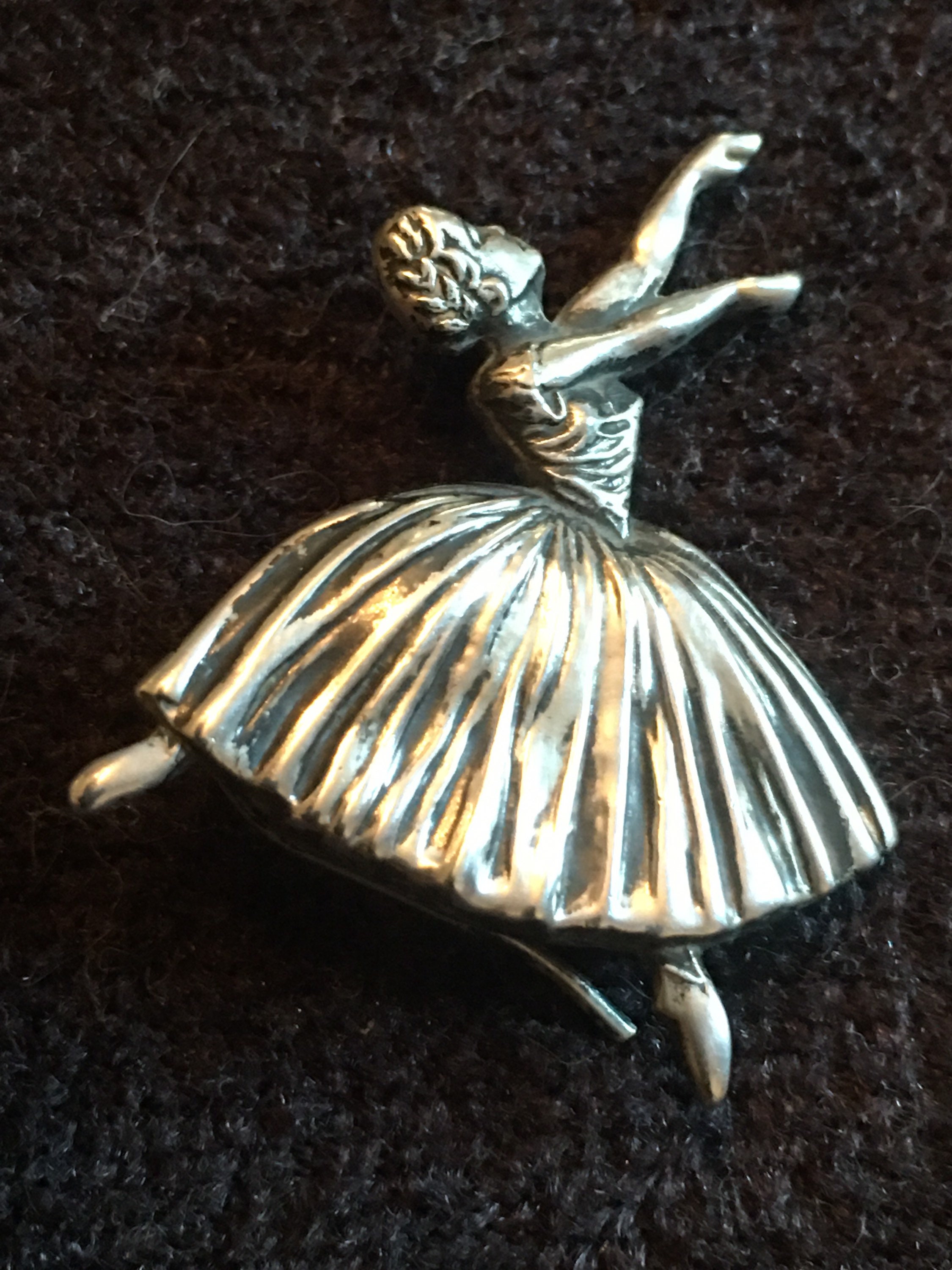 Vintage DHP Sterling Silver Dancing Ballerina Pin/brooch by Etsy UK