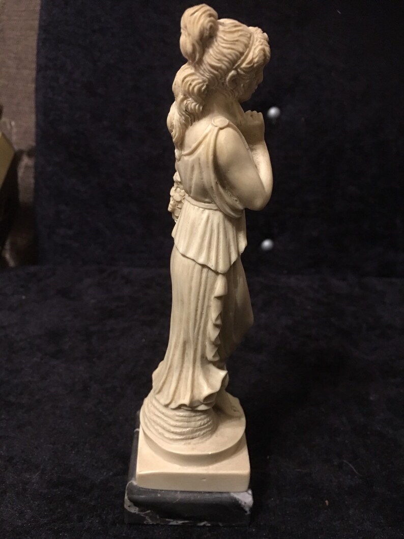 Vintage C 1955 Resin Alabaster Lady Statue by Gino Ruggeri Etsy Canada
