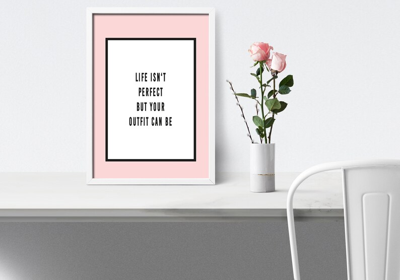 Printable: Life isn't perfect DIN A4 Sofort-Druck PDF | Etsy