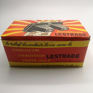 LESTRADE stereoscope with original box