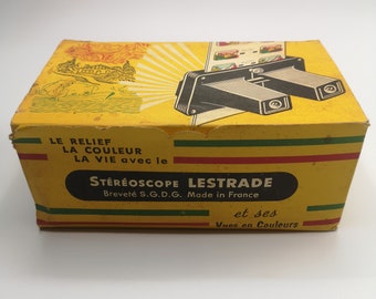 LESTRADE stereoscope with original box
