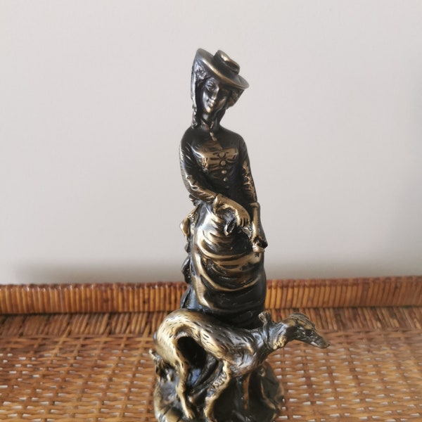 Bronze woman figure