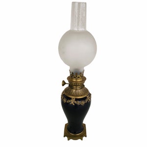 Blue oil lamp