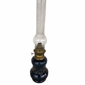 Blue oil lamp