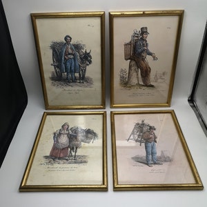 Prints &quot;The Cries of Paris&quot; Carle Vernet