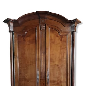 Cherry cabinet with columns