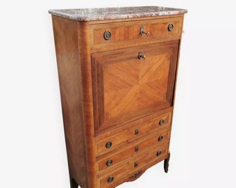 Louis XVI inlaid secretary