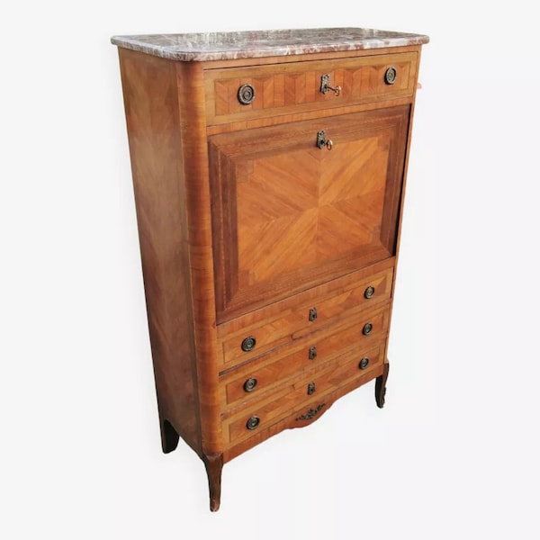 Louis XVI inlaid secretary