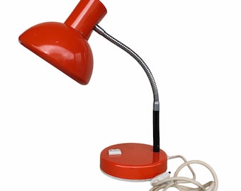 Orange vintage lamp
